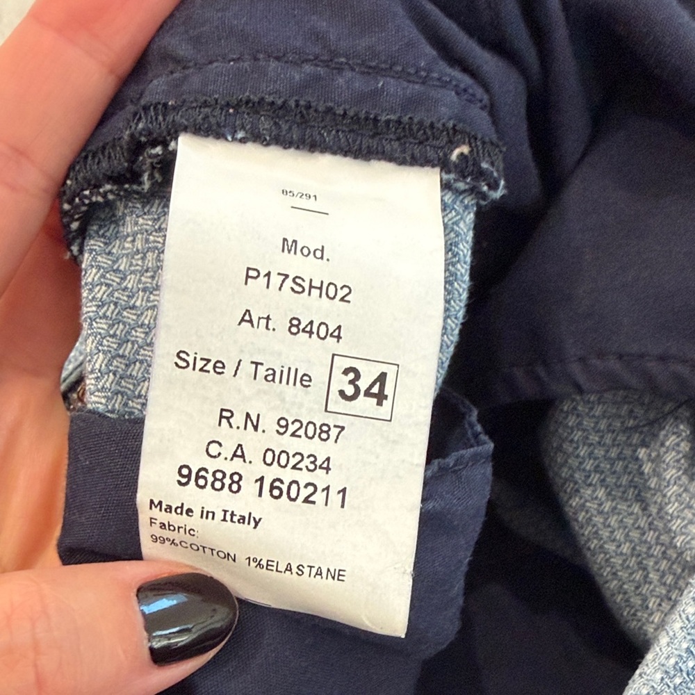 Saks’ Men's Blue Casual Shorts - Picture 5 of 6